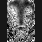 PREDATOR VS JUDGE DREDD VS ALIENS #2 FABRY PENCILS 1 IN 10 INCENTIVE VARIANT COVER