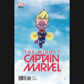 MIGHTY CAPTAIN MARVEL #1 YOUNG VARIANT COVER 