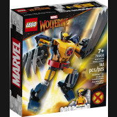 LEGO MARVEL SUPERHEROES 76202 WOLVERINE MECH ARMOR NOTE: BOX CRUSH
