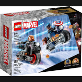 LEGO MARVEL 76260 BLACK WIDOW AND CAPTAIN AMERICA MOTORCYCLES