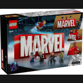 LEGO MARVEL SUPER HEROES 76313 MARVEL LOGO AND MINIFIGURES