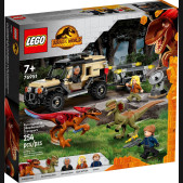 LEGO JURASSIC WORLD 76951 PYRORAPTOR AND DILOPHOSAURUS TRANSPORT