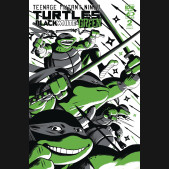 TEENAGE MUTANT NINJA TURTLES BLACK WHITE & GREEN #2 
