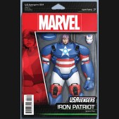 US AVENGERS #1 CHRISTOPHER ACTION FIGURE VARIANT COVER 