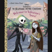 WELCOME TO VALENTINES TOWN DISNEY THE NIGHTMARE BEFORE CHRISTMAS LITTLE GOLDEN BOOK HARDCOVER