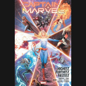 CAPTAIN MARVEL HIGHEST FURTHEST FASTEST OMNIBUS HARDCOVER CARMEN CARNERO COVER