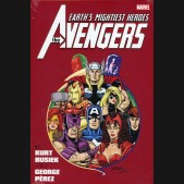 AVENGERS BY BUSIEK AND PEREZ VOLUME 1 OMNIBUS HARDCOVER GEORGE PEREZ ANNIVERSARY DM VARIANT COVER