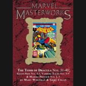 MARVEL MASTERWORKS THE TOMB OF DRACULA VOLUME 4 HARDCOVER DM VARIANT COVER