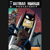 BATMAN TEENAGE MUTANT NINJA TURTLES ADVENTURES #4 1 IN 10 INCENTIVE VARIANT COVER