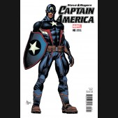 CAPTAIN AMERICA STEVE ROGERS #8 DEODATO TEASER 1 IN 10 INCENTIVE VARIANT COVER
