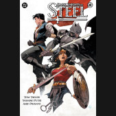 DARK KNIGHTS OF STEEL THE DELUXE EDITION HARDCOVER DM VARIANT COVER