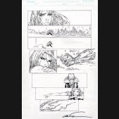 MARC SILVESTRI ORIGINAL COMIC ART - EVO #1 PAGE 25 (WITCHBLADE CROSSOVER ISSUE)