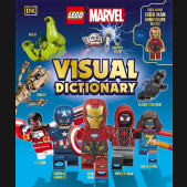 LEGO MARVEL VISIONARY DICTIONARY HARDCOVER INCLUDES IRON MAN MARK 64 MINI FIGURE