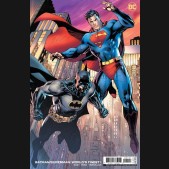 BATMAN SUPERMAN WORLDS FINEST #1 (2022 SERIES) COVER B JIM LEE CARD STOCK VARIANT