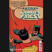 BATMAN SUPERMAN WORLDS FINEST #1 (2022 SERIES) ZDARSKY BATMAN SLAP 1 IN 25 INCENTIVE VARIANT 