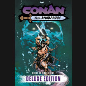 CONAN THE BARBARIAN BOUND IN BLACK STONE VOLUME 1 DELUXE EDITION HARDCOVER DM VARIANT COVER