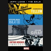 JEPH LOEB TIM SALE YELLOW BLUE GRAY AND WHITE OMNIBUS HARDCOVER
