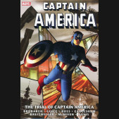 CAPTAIN AMERICA THE TRIAL OF CAPTAIN AMERICA OMNIBUS HARDCOVER STEVE MCNIVEN DM VARIANT COVER