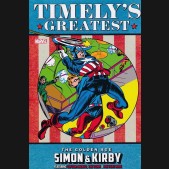 TIMELYS GREATEST THE GOLDEN AGE SIMON AND KIRBY OMNIBUS DM VARIANT HARDCOVER