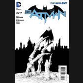 BATMAN #26 (2011 SERIES) GREG CAPULLO BLACK & WHITE 1 IN 100 INCENTIVE VARIANT