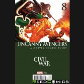 Uncanny Avengers Volume 3 #8 (Hans Civil War Variant Cover)