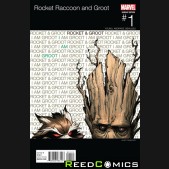 Rocket Raccoon and Groot #1 (Randolph Hip Hop Variant Cover)