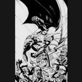 Simon Bisley Original Comic Art - Batwing #16 Cover Art