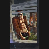 Simon Bisley Original Comic Art - Hellblazer #257 Cover Art