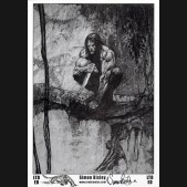 Hunter by Simon Bisley (Signed + Leopard Sketch)
