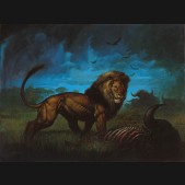 Simon Bisley Original Comic Art - Lion Fine Art