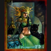 Simon Bisley Famous Women #24 Original Art - Queen of Sheba