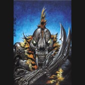Simon Bisley original Art - Full Cirkle II #3 Cover