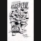 GENE COLAN ORIGINAL ART - DAREDEVIL VS KINGPIN STYLE COVER