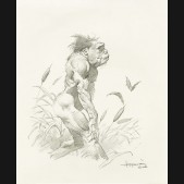 MIKE HOFFMAN ORIGINAL ART - SWAMP CREATURE