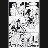 ADAM HUGHES ORIGINAL COMIC ART - PENTHOUSE COMIX PAGE 13