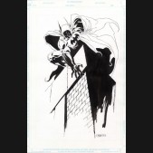 TIM SALE ORIGINAL COMIC ART - BATMAN PIN-UP
