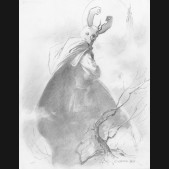 CHARLES VESS ORIGINAL COMIC ART - THOR PENCIL PRELIM