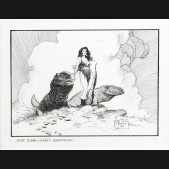 Mark Schultz Original Art - Hannah Dundee Illustration (1992)
