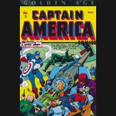GOLDEN AGE CAPTAIN AMERICA OMNIBUS VOLUME 1 SCHOMBURG DM VARIANT HARDCOVER