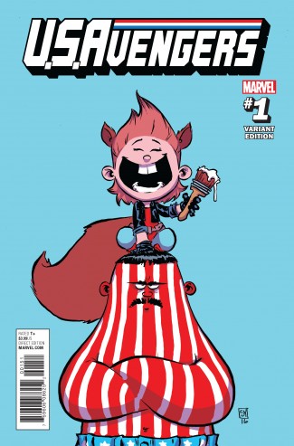 US AVENGERS #1 SKOTTIE YOUNG BABY VARIANT COVER