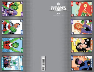 TITANS #1 (2023 SERIES) PERFORATION TRADING CARD CARD STOCK VARIANT
