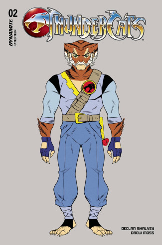 THUNDERCATS #2 1 IN 10 DREW MOSS TYGRA DESIGN INCENTIVE VARIANT