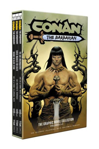 CONAN THE BARBARIAN VOLUME 1-3 SLIPCASE SET DIRECT MARKET JAE LEE COVER