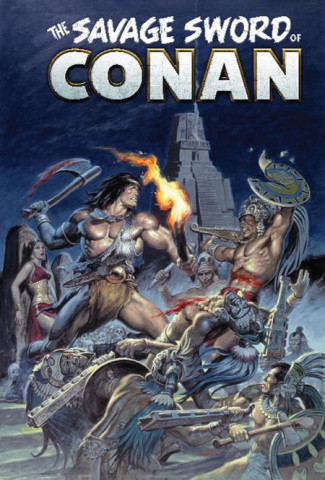 SAVAGE SWORD OF CONAN THE ORIGINAL COMICS OMNIBUS VOLUME 12 EARL NOREM DM VARIANT COVER