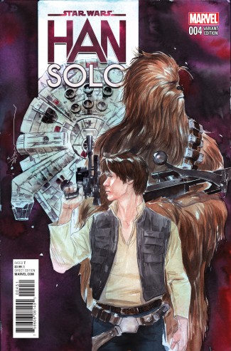 STAR WARS HAN SOLO #4 NGUYEN 1 IN 25 INCENTIVE VARIANT COVER