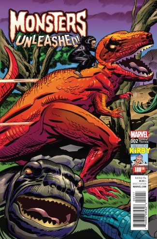 MONSTERS UNLEASHED #2 KIRBY 1 IN 10 INCENTIVE VARIANT COVER