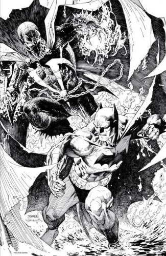 BATMAN SPAWN #1 COVER N JIM LEE 1 IN 100 INCENTIVE VARIANT