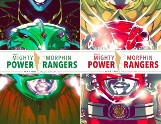 LCSD 2019 MIGHTY MORPHIN POWER RANGERS YEAR ONE AND YEAR TWO HARDCOVER SET