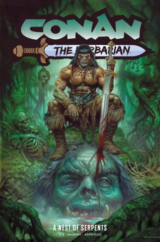 CONAN THE BARBARIAN VOLUME 6 A NEST OF SERPENTS GRAPHIC NOVEL GREG STAPLES DM VARIANT COVER