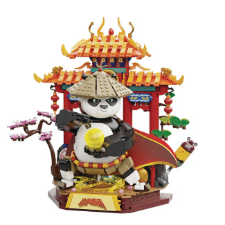 PANTASY KUNG FU PANDA DRAGON WARRIOR PREVIEWS EXCLUSIVE BUILDING BLOCK SET